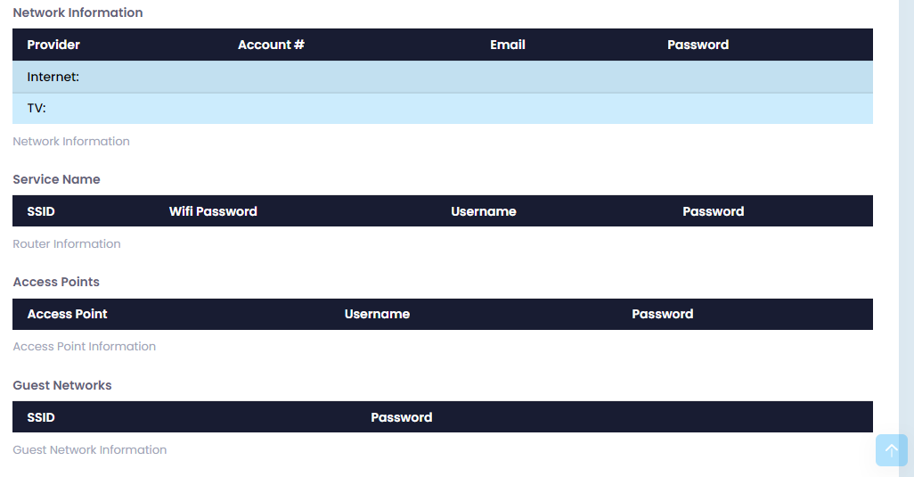 Project Management Customizable Forms